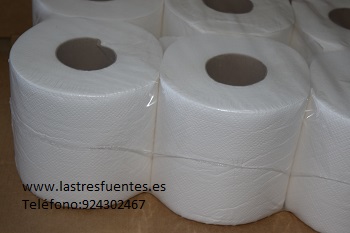 Papel Tissue en Bobinas 6 Unidades