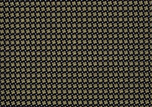 Bobina papel regalo negro, oro y plata