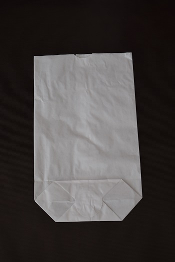 bolsas de papel blanca sin asa