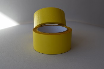 cinta adhesiva 66x48 pvc amarillo