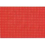 Bobina papel regalo rojo y oro