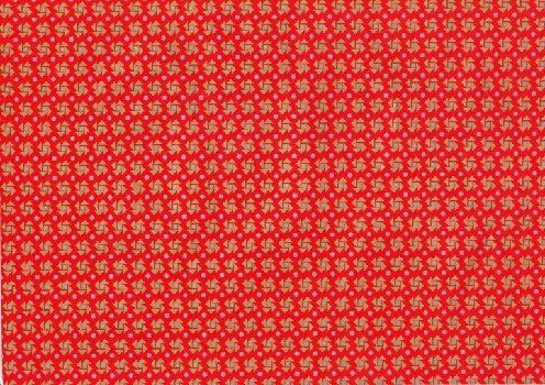 Bobina papel regalo rojo y oro Bobina papel regalo rojo y oro