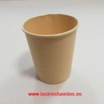 vaso cartón biodegradable nature