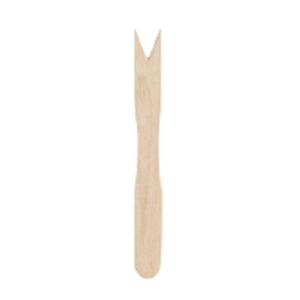 Tenedor plano madera 8,5 cm