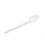 cuchara plástico blanca